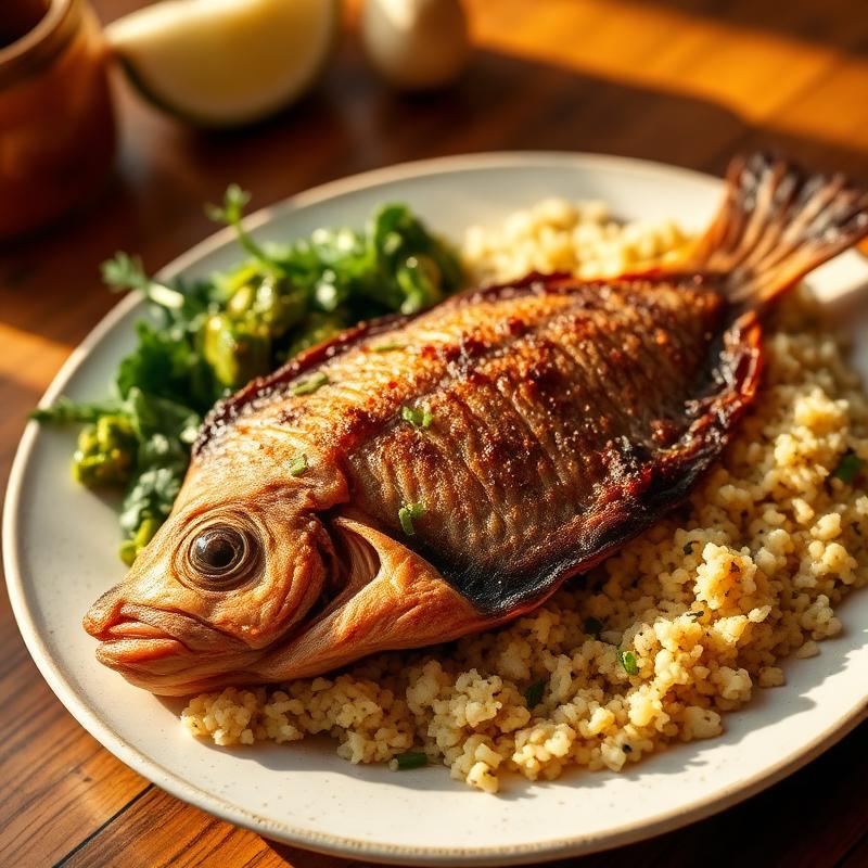Fried Whole Tilapia